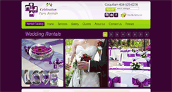 Desktop Screenshot of celebrationpartyrentals.ca